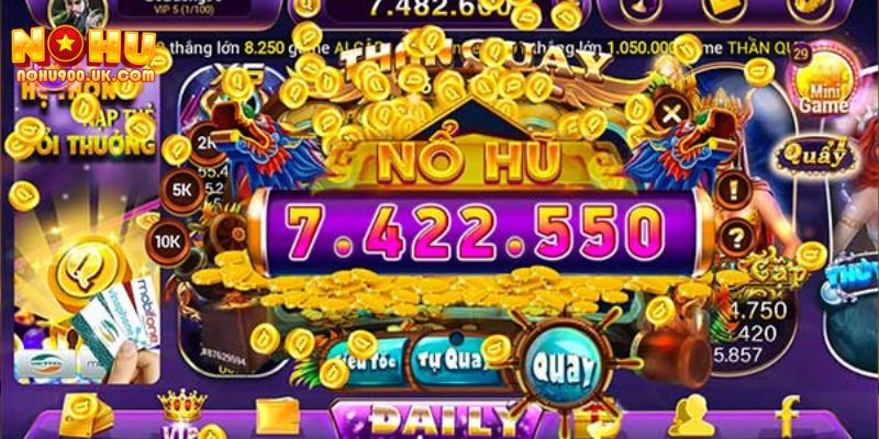 Người chơi háo hức tham gia slot game nổ hũ